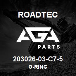 203026-03-C7-5 Roadtec O-RING | AGA Parts