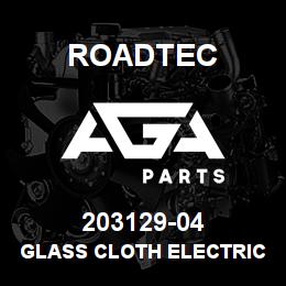 203129-04 Roadtec GLASS CLOTH ELECTRICAL TAPE 3M 3/4"W X 792" (66) L | AGA Parts