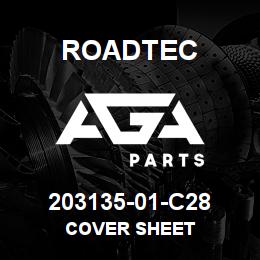 203135-01-C28 Roadtec COVER SHEET | AGA Parts