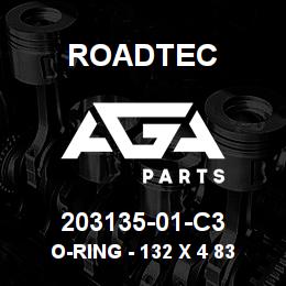 203135-01-C3 Roadtec O-RING - 132 X 4 83 FKM 575 | AGA Parts