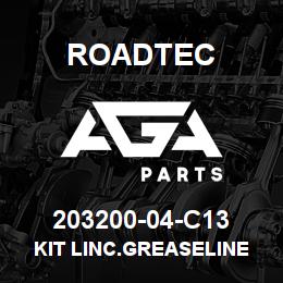 203200-04-C13 Roadtec KIT LINC.GREASELINE CLOSURE PLUG | AGA Parts