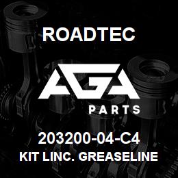 203200-04-C4 Roadtec KIT LINC. GREASELINE RELIEF VALVE | AGA Parts