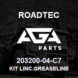 203200-04-C7 Roadtec KIT LINC.GREASELINE 10-VALVE | AGA Parts