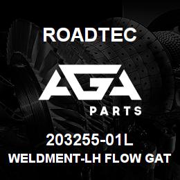 203255-01L Roadtec WELDMENT-LH FLOW GATE-RP-175 | AGA Parts