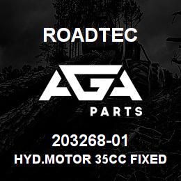 203268-01 Roadtec HYD.MOTOR 35CC FIXED W/HD.BEARING | AGA Parts