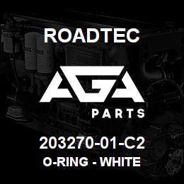 203270-01-C2 Roadtec O-RING - WHITE | AGA Parts
