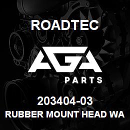 203404-03 Roadtec RUBBER MOUNT HEAD WASHER | AGA Parts