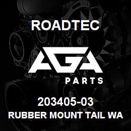203405-03 Roadtec RUBBER MOUNT TAIL WASHER | AGA Parts