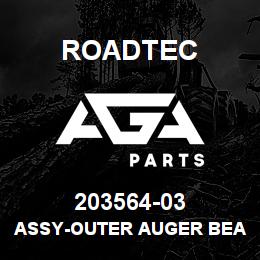 203564-03 Roadtec ASSY-OUTER AUGER BEARING-NOMEX SEAL | AGA Parts