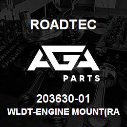 203630-01 Roadtec WLDT-ENGINE MOUNT(RADIATOR SIDE) | AGA Parts