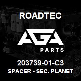 203739-01-C3 Roadtec SPACER - SEC. PLANET BEARING | AGA Parts