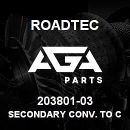 203801-03 Roadtec SECONDARY CONV. TO CRADLE PIN WLDT. | AGA Parts