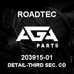203915-01 Roadtec DETAIL-THIRD SEC. CONVEYOR HOOD | AGA Parts