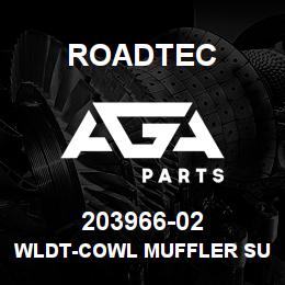 203966-02 Roadtec WLDT-COWL MUFFLER SUPPORT-RP-175 | AGA Parts