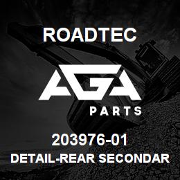 203976-01 Roadtec DETAIL-REAR SECONDARY CONV. BONNET | AGA Parts