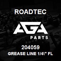 204059 Roadtec GREASE LINE 1/4" FLEX 151"LG. | AGA Parts