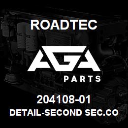 204108-01 Roadtec DETAIL-SECOND SEC.CONV. HOOD | AGA Parts