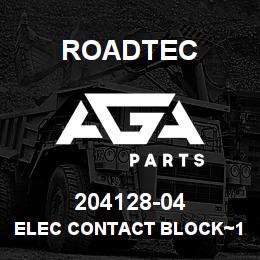 204128-04 Roadtec ELEC CONTACT BLOCK~1 NC SCREW | AGA Parts