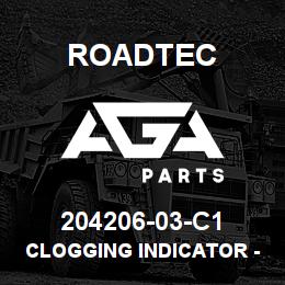 204206-03-C1 Roadtec CLOGGING INDICATOR - AUTO RESET | AGA Parts