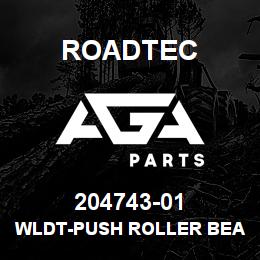 204743-01 Roadtec WLDT-PUSH ROLLER BEAM-SB-2500XL | AGA Parts
