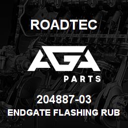 204887-03 Roadtec ENDGATE FLASHING RUBBER | AGA Parts