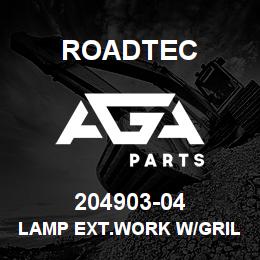 204903-04 Roadtec LAMP EXT.WORK W/GRILL & SWITCH 24V | AGA Parts