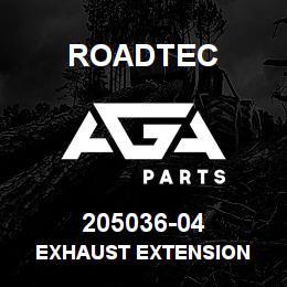 205036-04 Roadtec EXHAUST EXTENSION | AGA Parts
