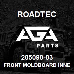 205090-03 Roadtec FRONT MOLDBOARD INNER CLAMP BAR | AGA Parts