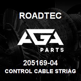 205169-04 Roadtec CONTROL CABLE STRIAGHT 6M | AGA Parts