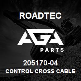 205170-04 Roadtec CONTROL CROSS CABLE 6M | AGA Parts