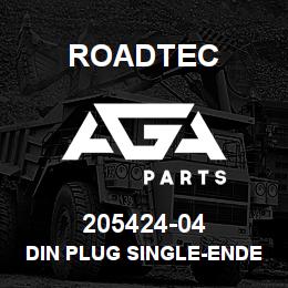 205424-04 Roadtec DIN PLUG SINGLE-ENDED CORDSET | AGA Parts