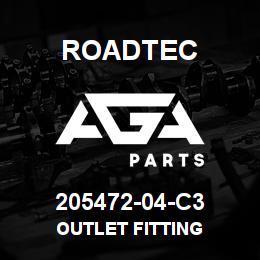 205472-04-C3 Roadtec OUTLET FITTING | AGA Parts