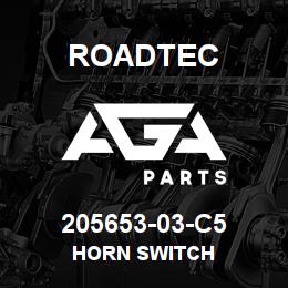 205653-03-C5 Roadtec HORN SWITCH | AGA Parts