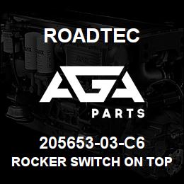 205653-03-C6 Roadtec ROCKER SWITCH ON TOP OF HANDLE | AGA Parts