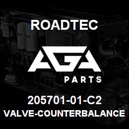 205701-01-C2 Roadtec VALVE-COUNTERBALANCE 3000 PSI | AGA Parts
