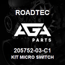 205752-03-C1 Roadtec KIT MICRO SWITCH | AGA Parts