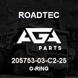 205753-03-C2-25 Roadtec O-RING | AGA Parts