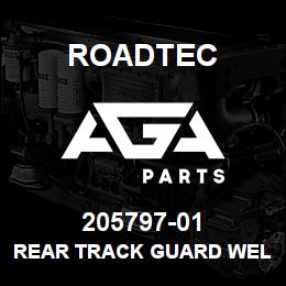 205797-01 Roadtec REAR TRACK GUARD WELDMENT | AGA Parts