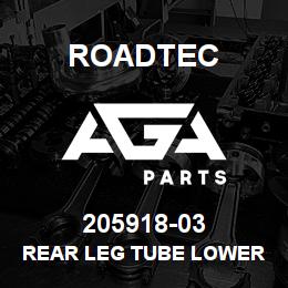 205918-03 Roadtec REAR LEG TUBE LOWER RETAINING RING | AGA Parts