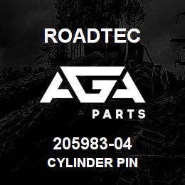 205983-04 Roadtec CYLINDER PIN | AGA Parts