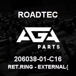 206038-01-C16 Roadtec RET.RING - EXTERNAL{103MM D1400110} | AGA Parts