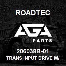 206038B-01 Roadtec TRANS INPUT DRIVE W/ BOOT | AGA Parts