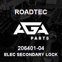 206401-04 Roadtec ELEC SECONDARY LOCK 2 PIN RECEPT. | AGA Parts