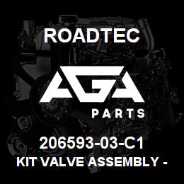 206593-03-C1 Roadtec KIT VALVE ASSEMBLY - 24 VOLT | AGA Parts