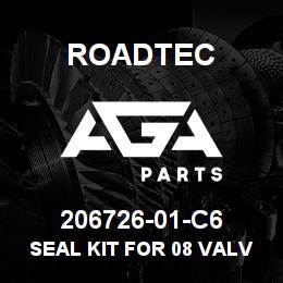 206726-01-C6 Roadtec SEAL KIT FOR 08 VALVES | AGA Parts