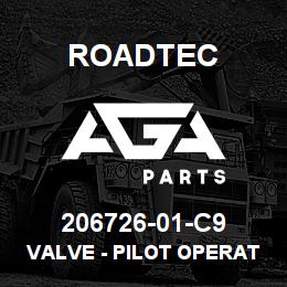 206726-01-C9 Roadtec VALVE - PILOT OPERATED RELIEF | AGA Parts