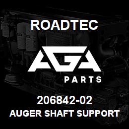 206842-02 Roadtec AUGER SHAFT SUPPORT LEFT SIDE | AGA Parts