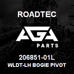206851-01L Roadtec WLDT-LH BOGIE PIVOT FRAME-RP-190 | AGA Parts