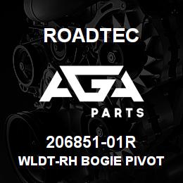 206851-01R Roadtec WLDT-RH BOGIE PIVOT FRAME-RP-190 | AGA Parts