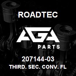 207144-03 Roadtec THIRD. SEC. CONV. FLASHING RUBBER | AGA Parts